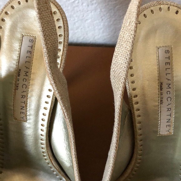 Stella McCartney Vegan Slingback Peeptoe Heels 38 - Picture 6 of 8